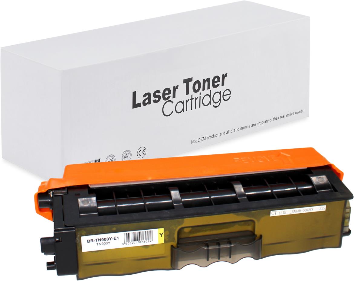Toonerkassett Brother TN900Y (Kollane / Yellow, 6000 lk)